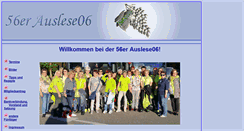 Desktop Screenshot of 56er-auslese06.de